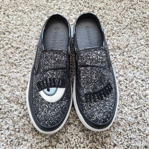 Glitter Sneaker Mules